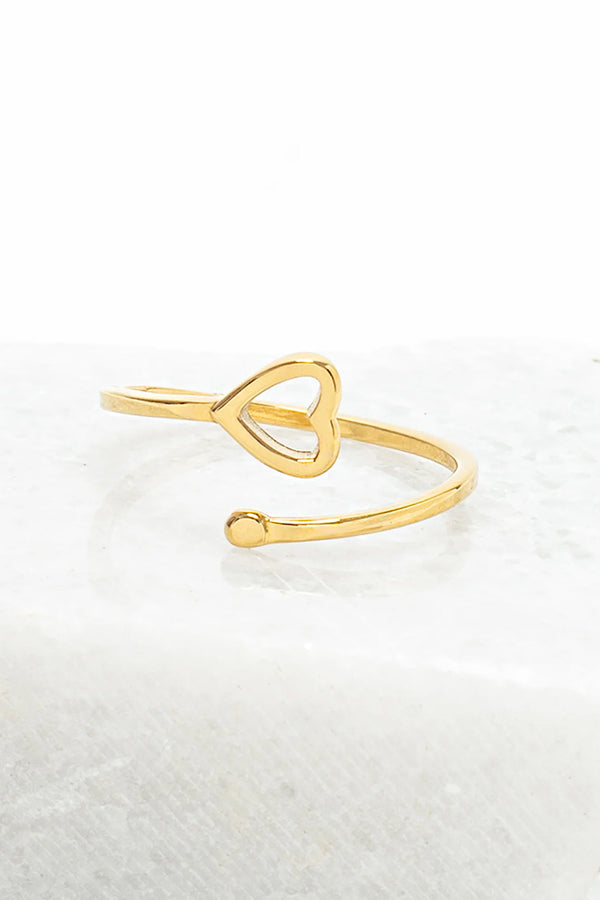 Fair-Trade Gold God is Love Ring - Hope Outfitters