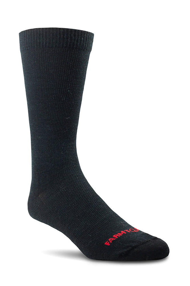 100% USA Made - Black Crew Dobson Socks