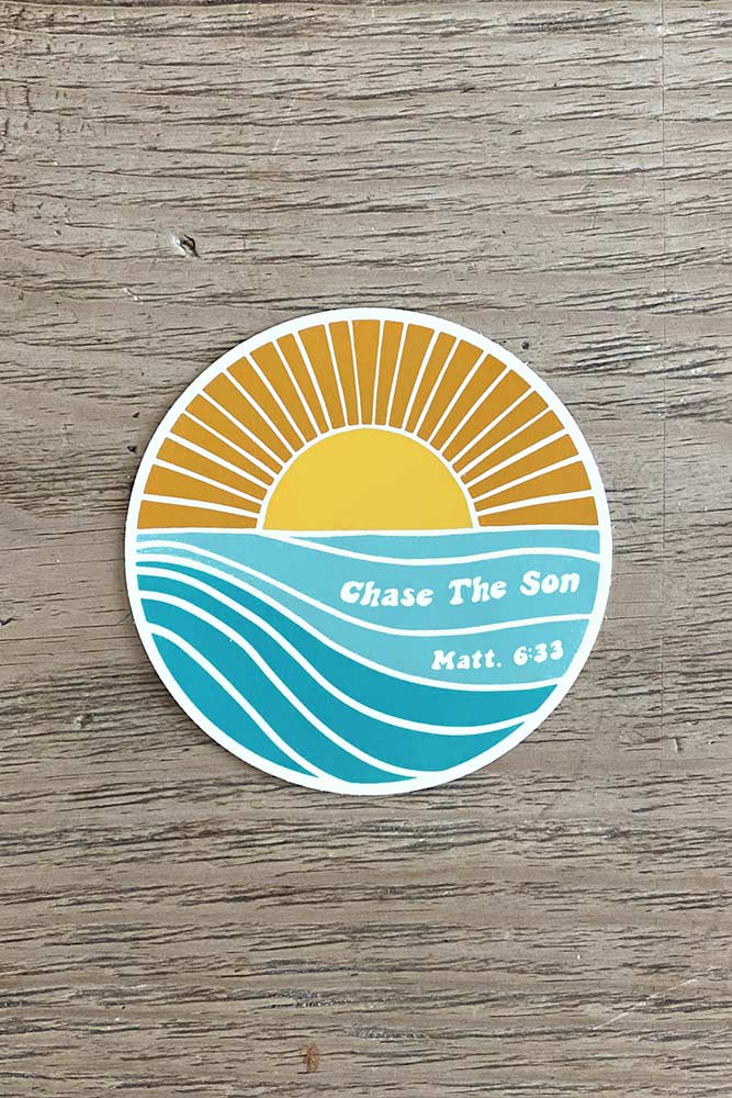 Chase The Son Sticker