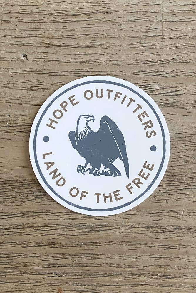 Land of The Free Sticker
