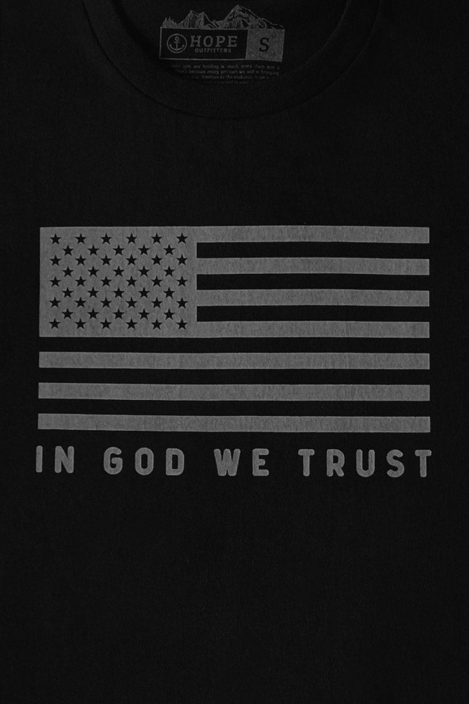 Black In God We Trust Tee