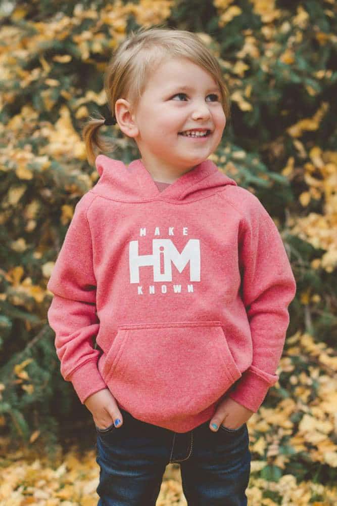 Pomegranate Toddler Make HiM Known Hoodie