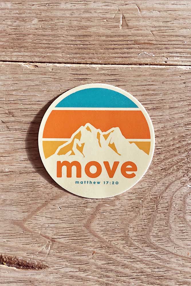 Move Mountains Sticker