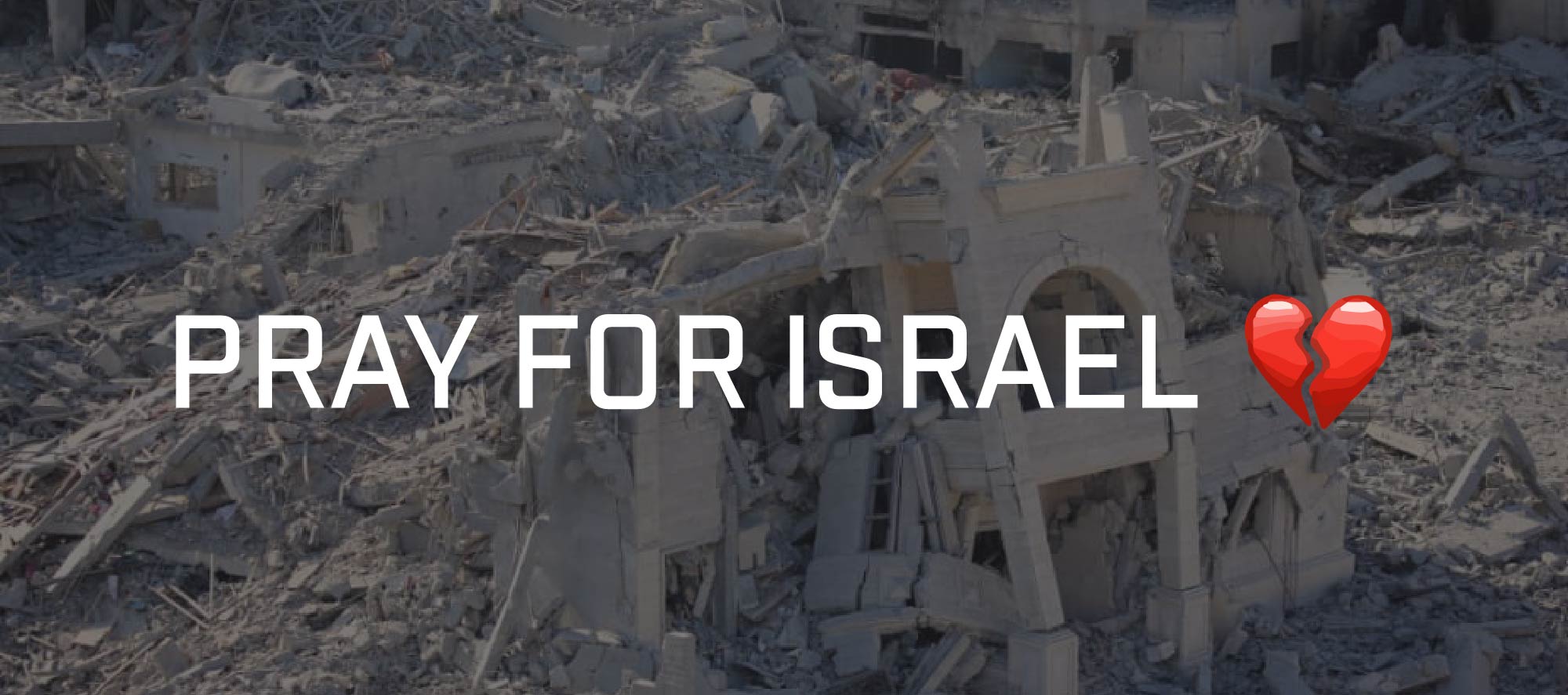 Pray for Israel. 💔