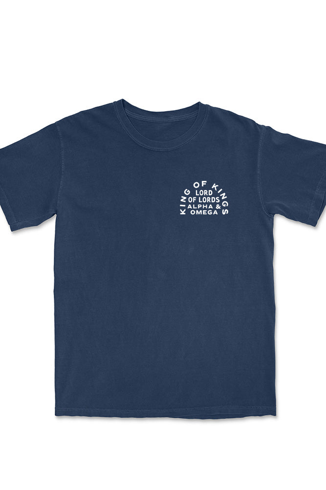 Navy Names of God Tee