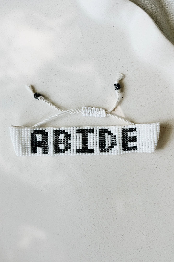 Fair-Trade Abide Beaded Bracelet