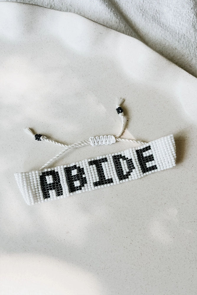Fair-Trade Abide Beaded Bracelet