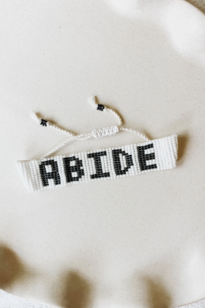 Fair-Trade Abide Beaded Bracelet