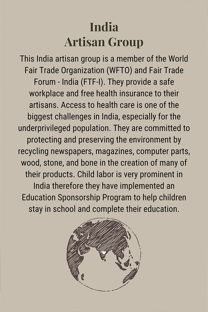 Fair-Trade Abide Beaded Bracelet