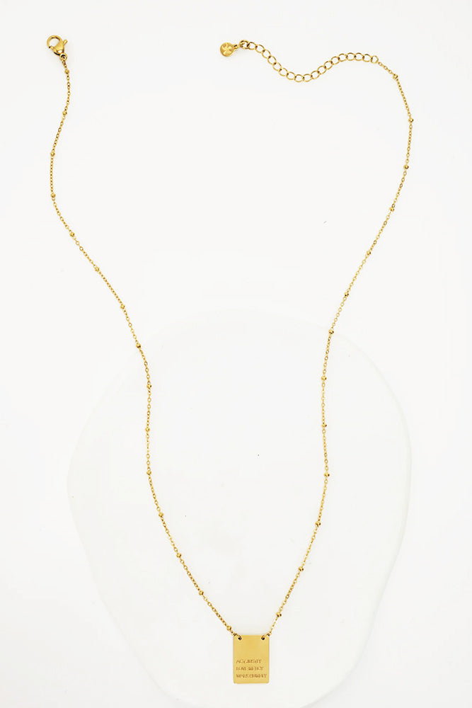 Fair-Trade Act Justly Necklace