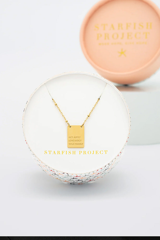 Fair-Trade Act Justly Necklace
