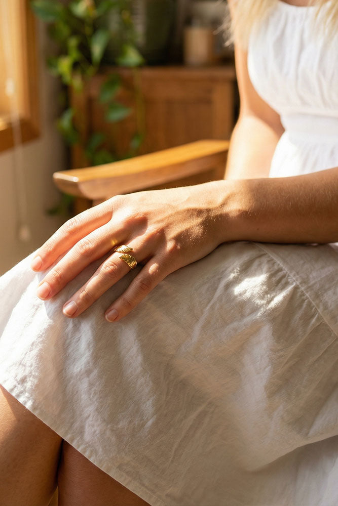 Fair-Trade Angel Wings Ring - Made by Survivors