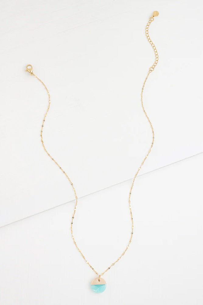 Fair-Trade Teal Eternity Necklace