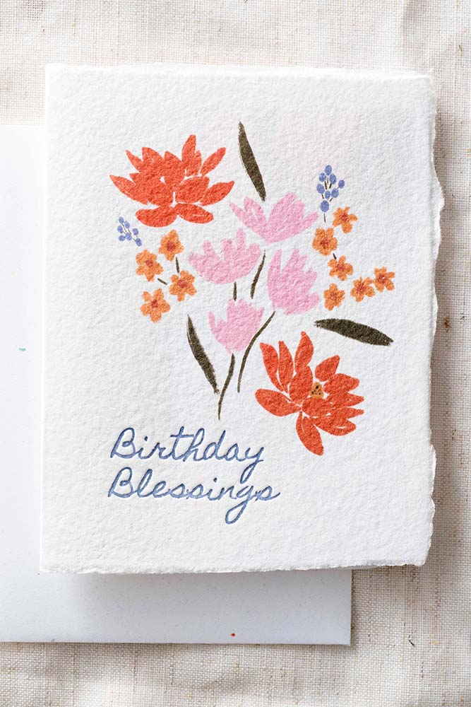 Fair-Trade Birthday Blessings Greeting Card