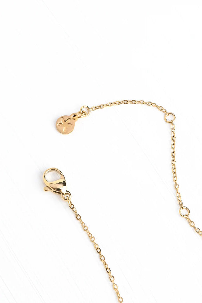 Fairtrade Pink Cross Necklace