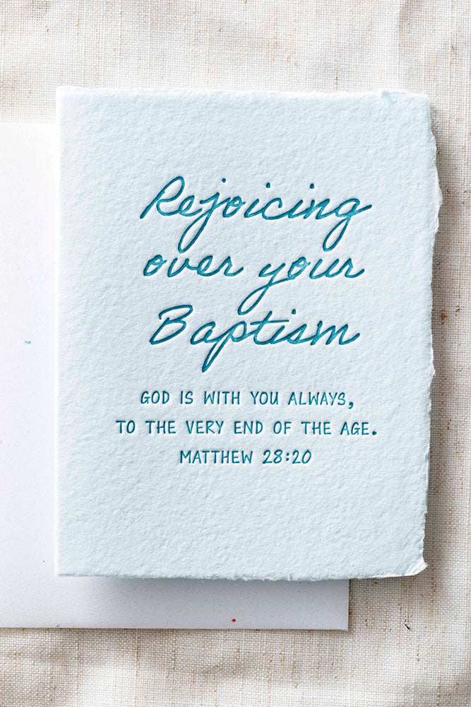 Fair-Trade Baptism Celebration Greeting Card
