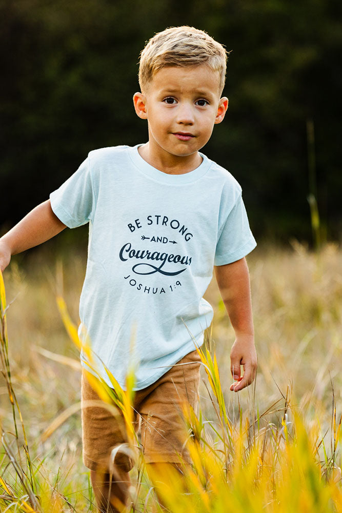 Be Strong &amp; Courageous Youth Tee