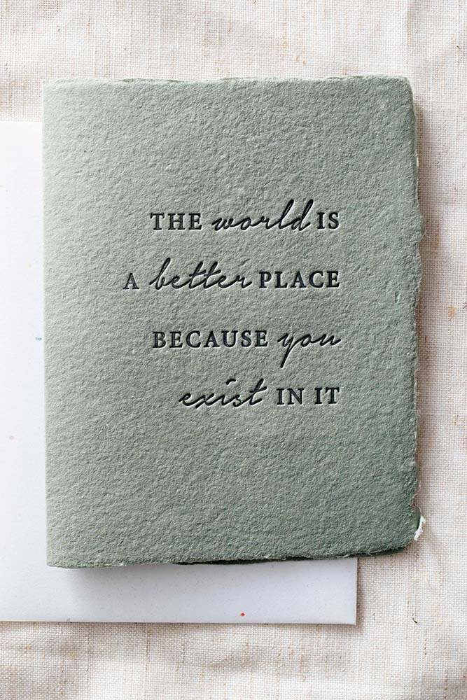Fair-Trade World Is a Better Place Greeting Card