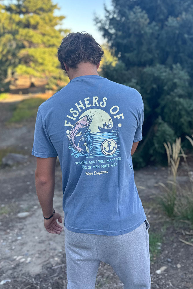 Blue Fishers of Men Tee