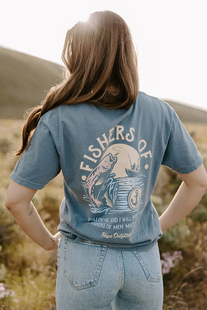 Blue Fishers of Men Tee