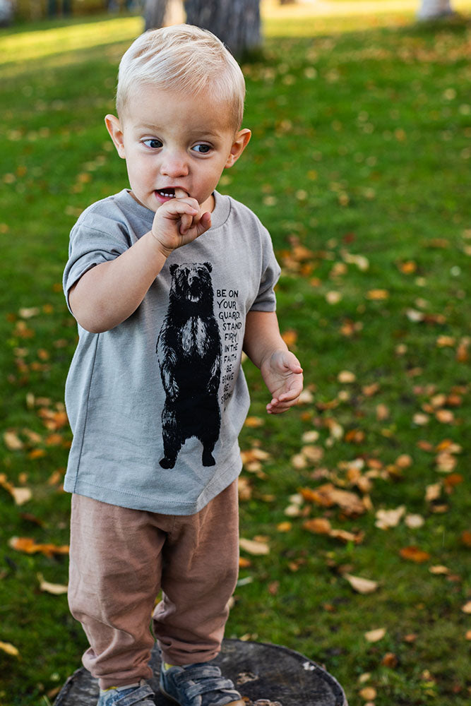 Brave Bear Toddler Tee