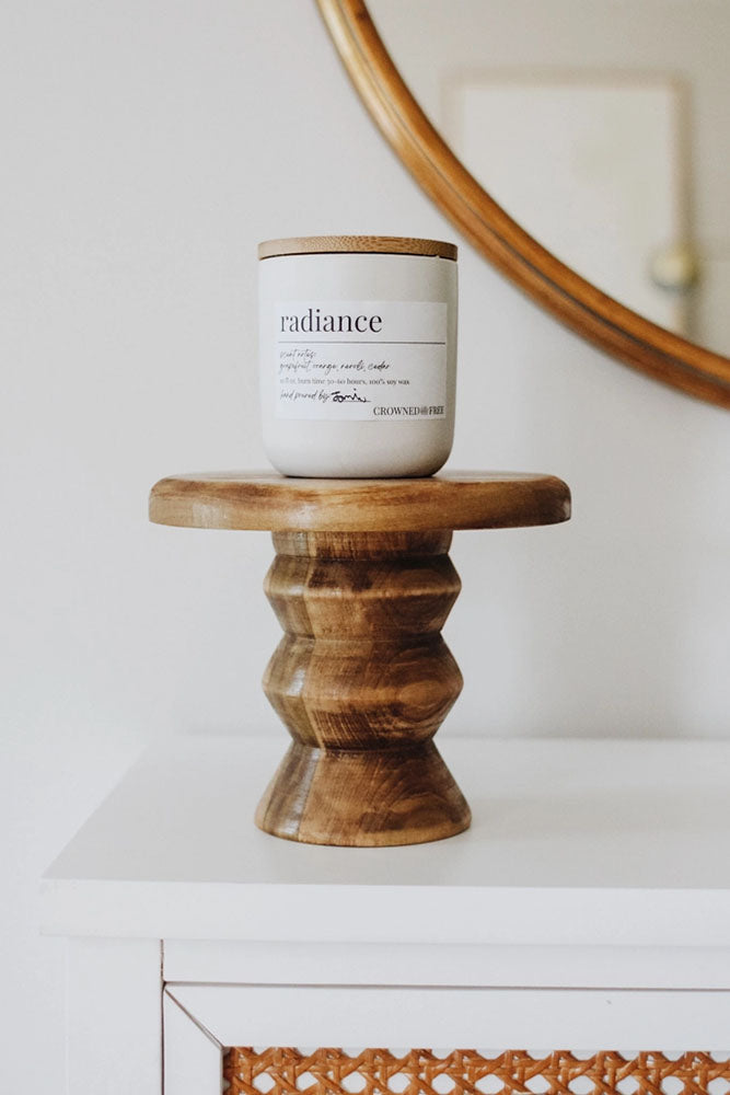 Fair-Trade Wooden Pedestal- Made By Survivors