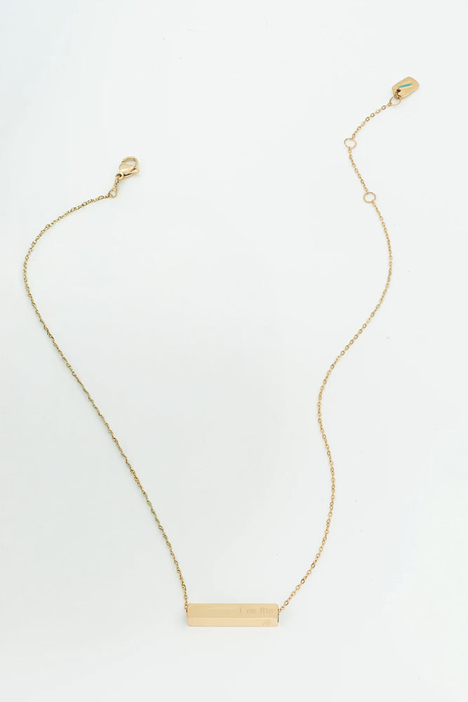 Fair-Trade Chosen Bar Necklace