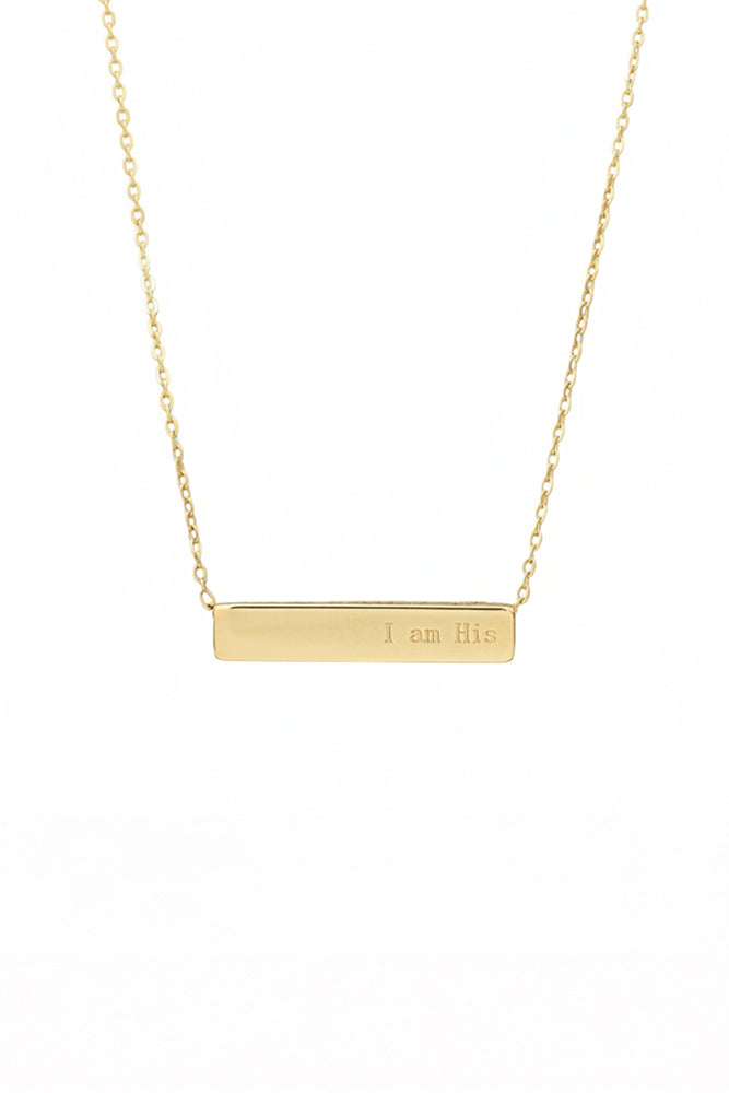 Fair-Trade Chosen Bar Necklace