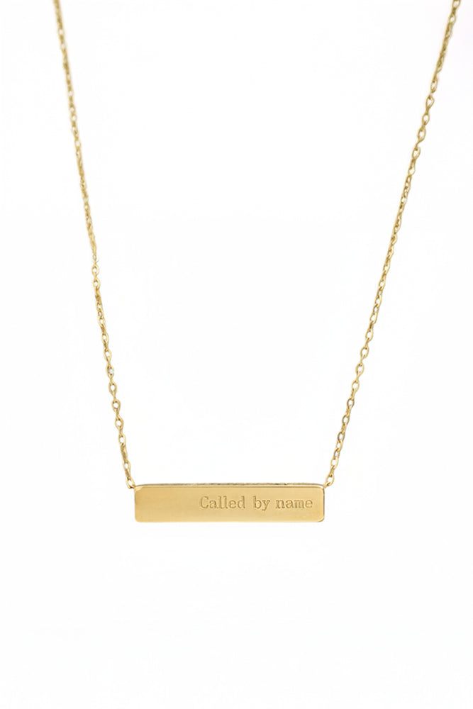 Fair-Trade Chosen Bar Necklace