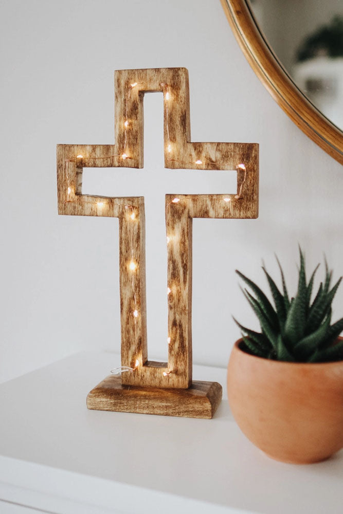 Fair-Trade Wooden Cross - Made By Survivors