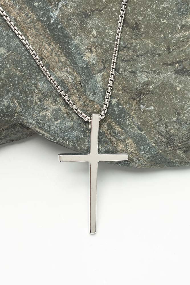 Pure Silver Cross Necklace