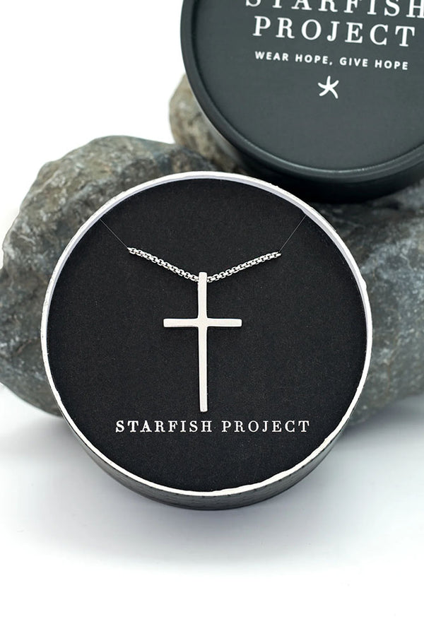 Pure Silver Cross Necklace