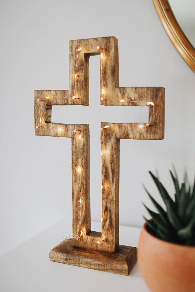 Fair-Trade Wooden Cross - Made By Survivors