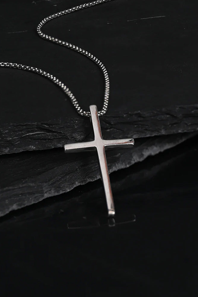 Pure Silver Cross Necklace