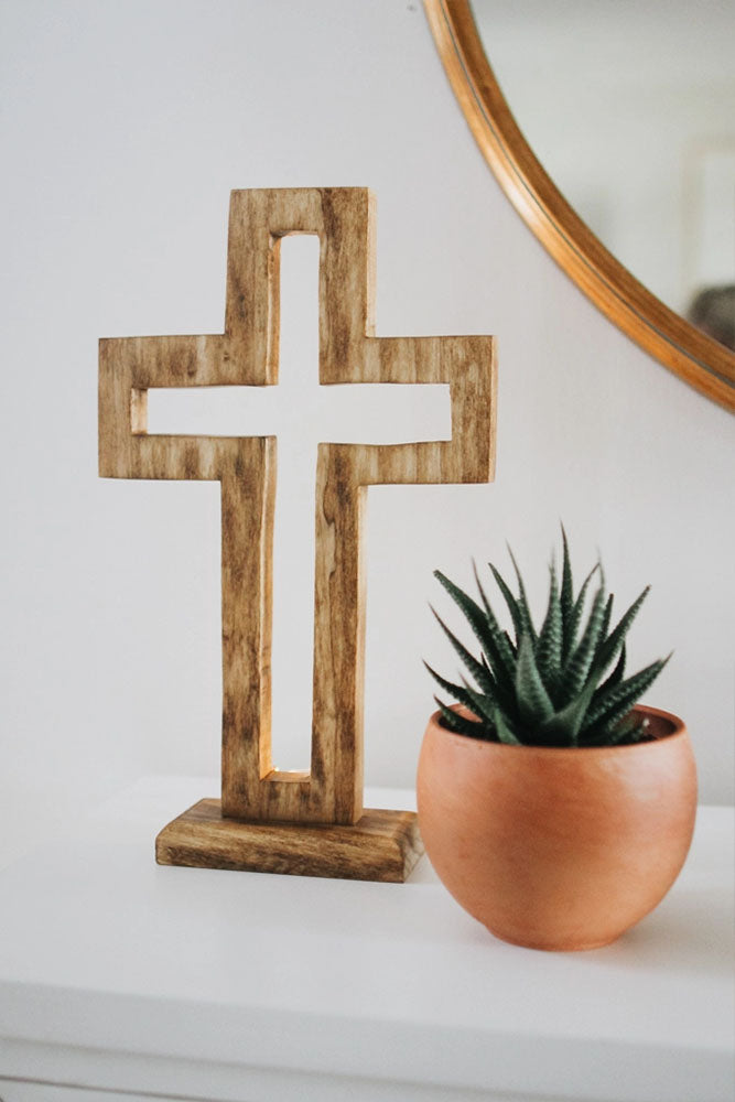Fair-Trade Wooden Cross - Made By Survivors