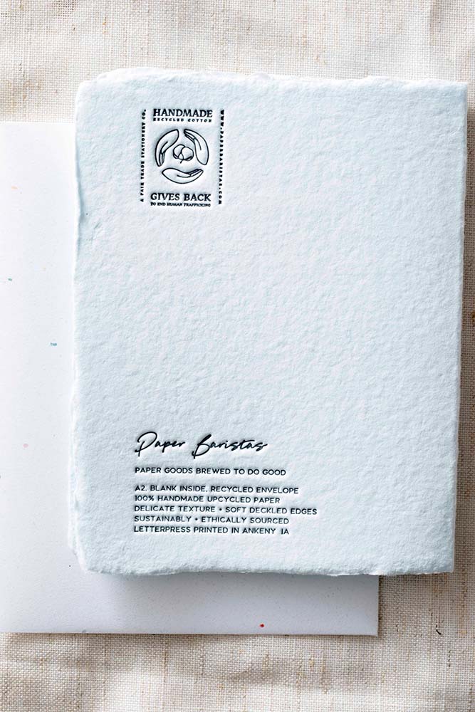 Fair-Trade My Dad My Hero Greeting Card