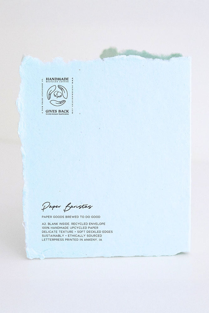 Fair-Trade Baptism Celebration Greeting Card