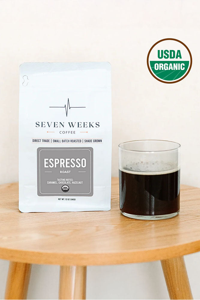 Organic Whole Bean Espresso - 7 Weeks Coffee
