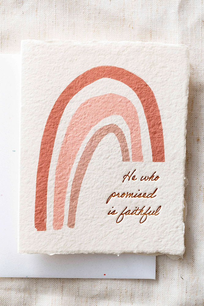 Fair-Trade He Who Promised is Faithful Greeting Card