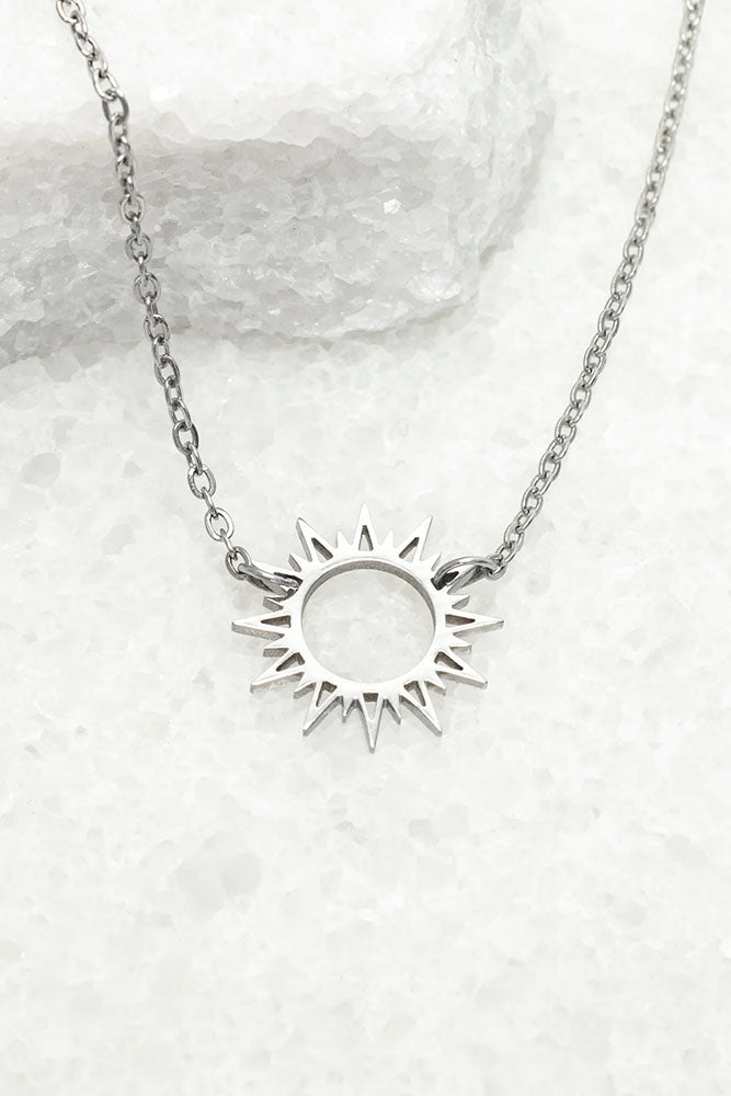 Stainless Following the Son Necklace
