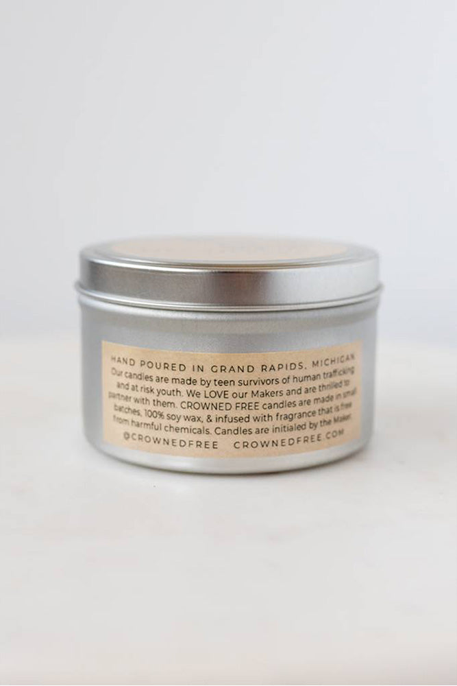 Fair-Trade Amber Vanilla Candle - Made By Survivors