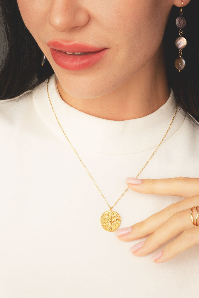 Fair-Trade Tree-of-Life Necklace - Made by Survivors