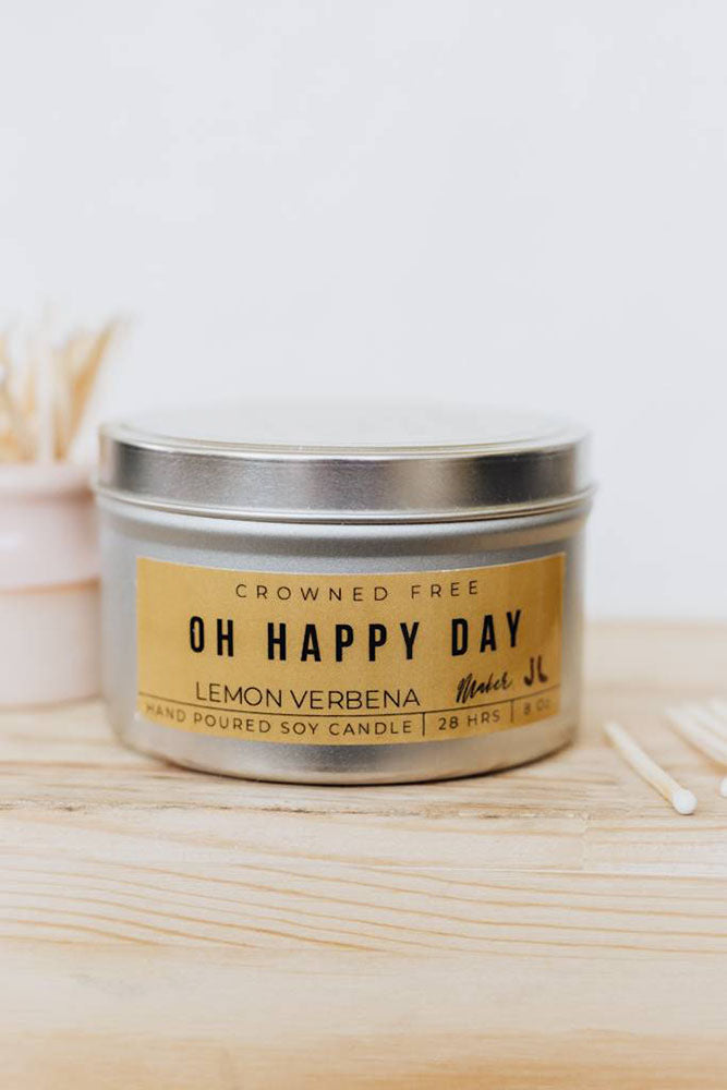 Fair-Trade Lemon Verbena Candle - Made By Survivors