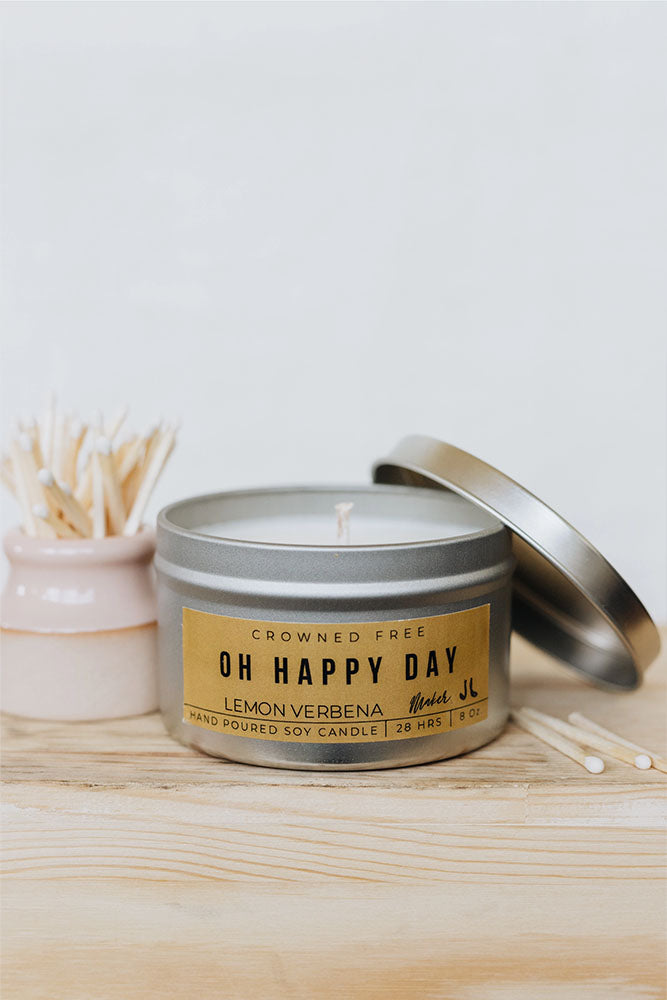 Fair-Trade Lemon Verbena Candle - Made By Survivors