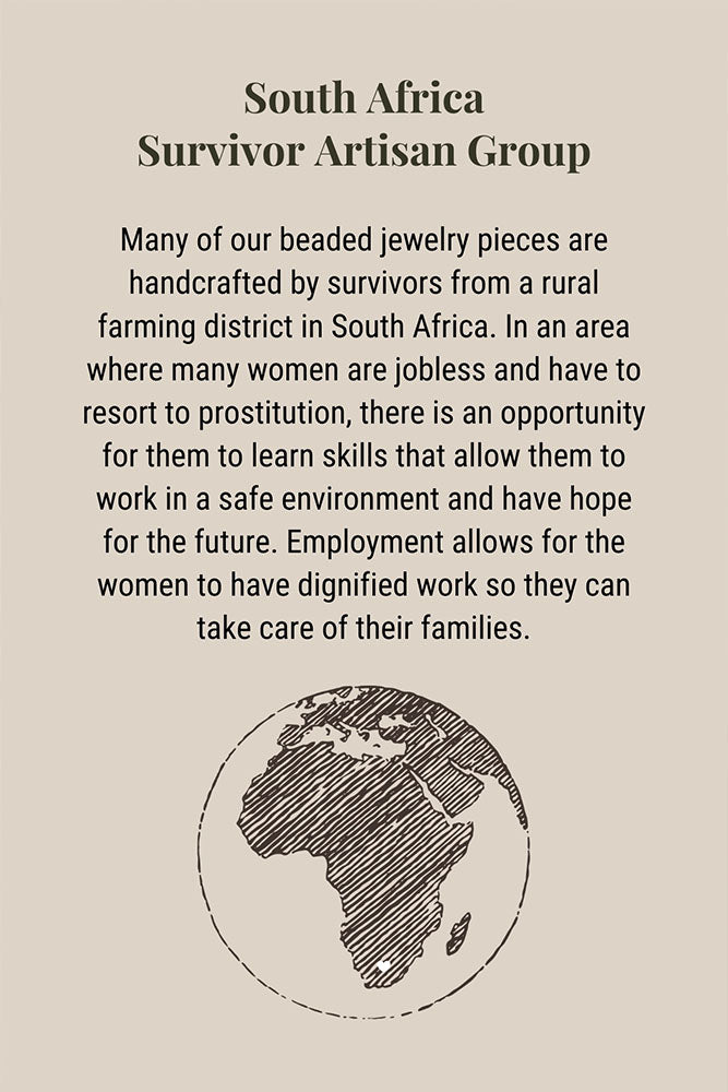 Fair-Trade New Beginning Beaded Bracelet