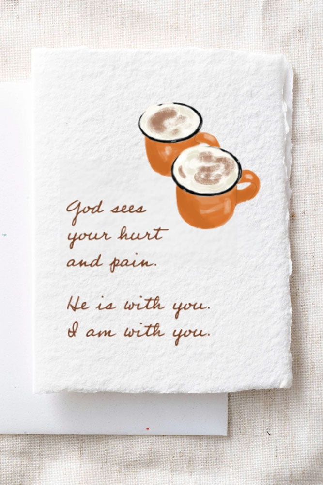 Fair-Trade God Sees Your Hurt Greeting Card