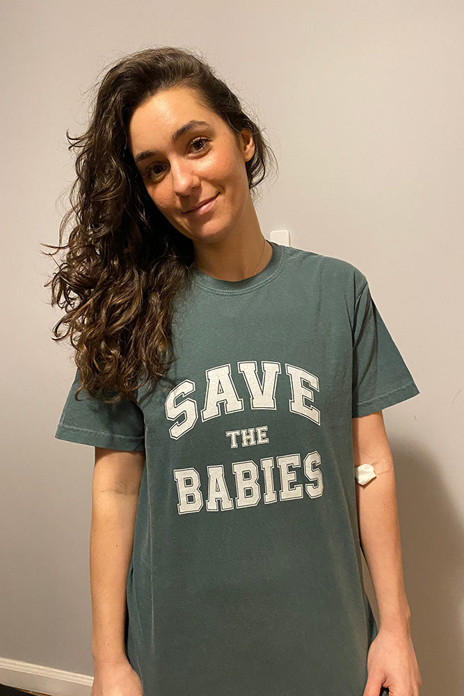 Save The Babies Collegiate Tee - Hope Outfitters