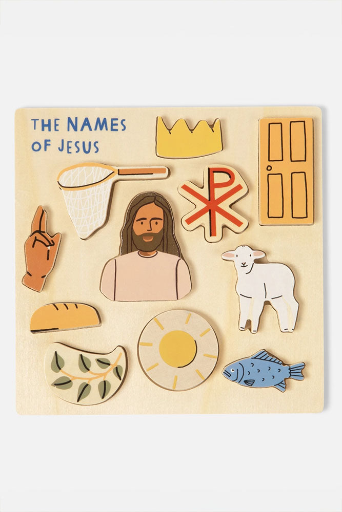 Wooden Names of Jesus Puzzle