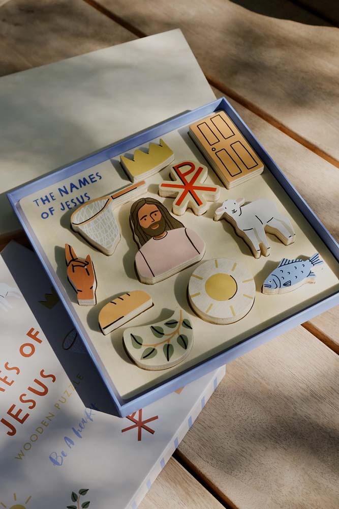 Wooden Names of Jesus Puzzle