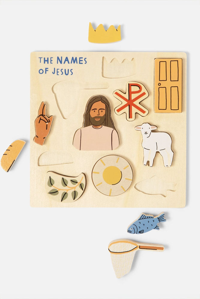 Wooden Names of Jesus Puzzle